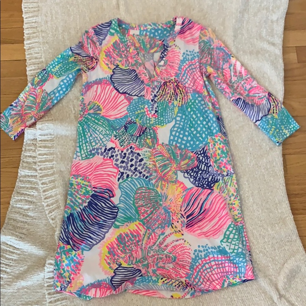 Lily Pulitzer Smock dress XS- vibrant colors!
